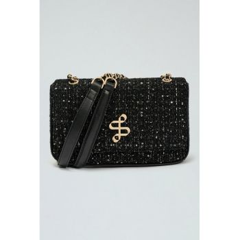 Geanta crossbody cu paiete