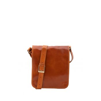 Geanta crossbody de piele cu bareta ajustabila