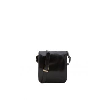 Geanta crossbody de piele cu bareta ajustabila