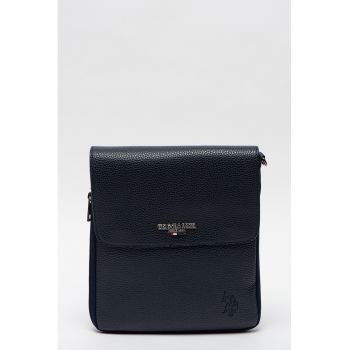 Geanta crossbody de piele ecologica cu aspect texturat