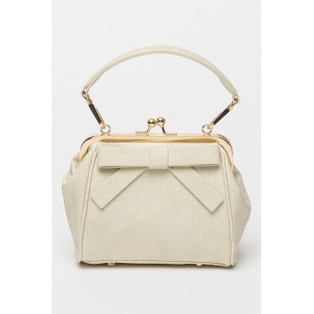 Geanta crossbody de piele ecologica cu funda