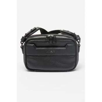 Geanta crossbody de piele ecologica cu logo Speedyork