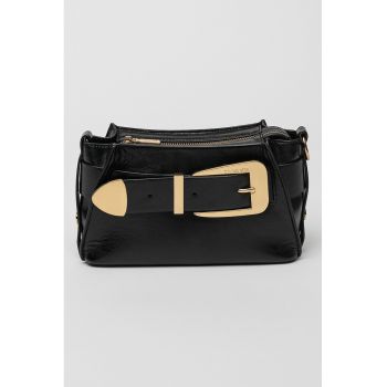 Geanta crossbody din piele cu design catarama Wendy