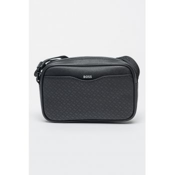 Geanta crossbody din piele cu model