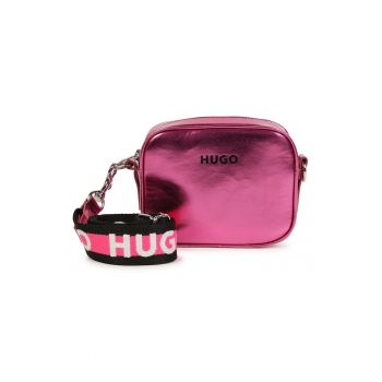 Geanta crossbody din piele ecologica cu bareta cu logo