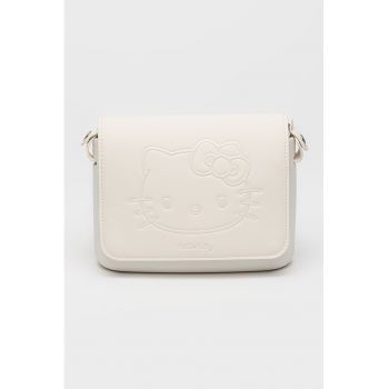 Geanta crossbody din piele ecologica cu design Hello Kitty