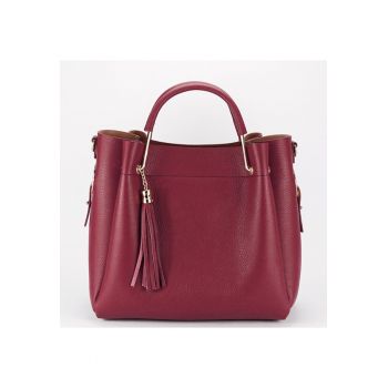 Geanta din piele naturala Ariana 122 Negru 8836