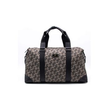 Geanta duffle cu logo - Gri - Negru