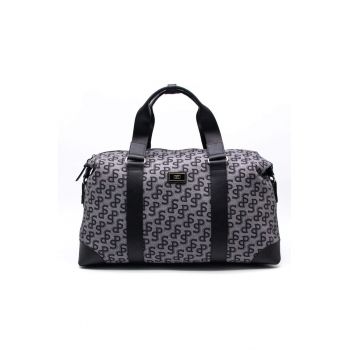 Geanta duffle cu logo - Gri - Negru
