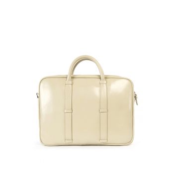 Geanta messenger din piele cu model unisex