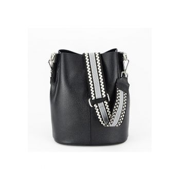 Geanta tip sac din piele naturala 8951 122 Maro 14021
