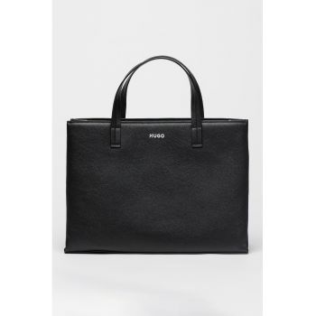 Geanta tote din piele ecologica cu logo