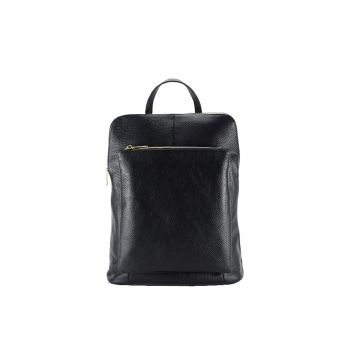 Rucsac din piele naturala 2 in1 negru 1441 123 12151