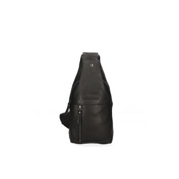 Borseta crossbody cu buzunare cu fermoar