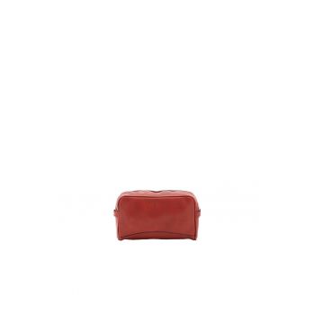 Etui unisex cu doua compartimente - de piele