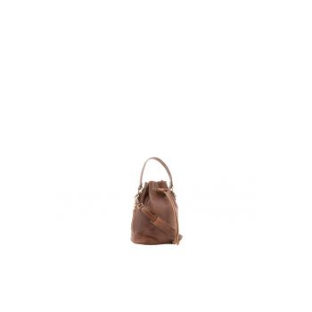 Geanta bucket unisex de piele
