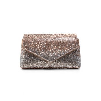 Geanta crossbody cu aplicatii din strasuri Blingita