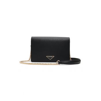 Geanta crossbody cu bareta de lant Talaegyn