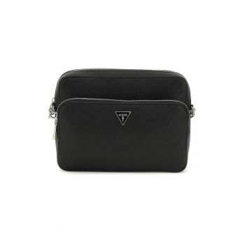 Geanta crossbody cu bareta dubla de piele ecologica Milano