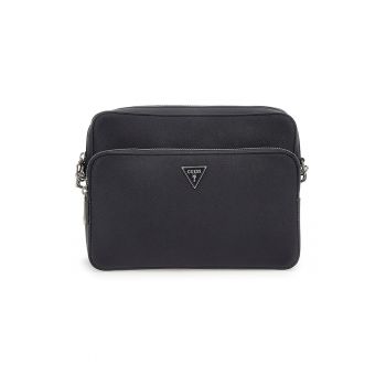 Geanta crossbody cu bareta dubla de piele ecologica Milano