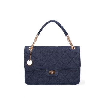Geanta crossbody cu barete lant
