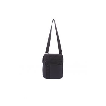 Geanta crossbody cu buzunare cu fermoar