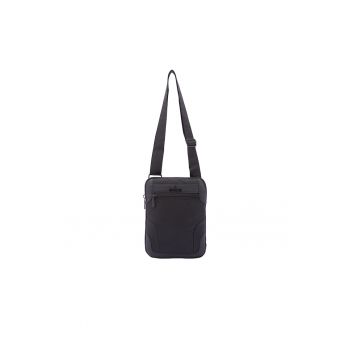 Geanta crossbody cu buzunare exterioare cu fermoar