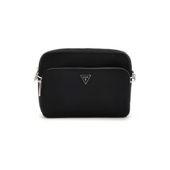 Geanta crossbody cu logo discret Milano
