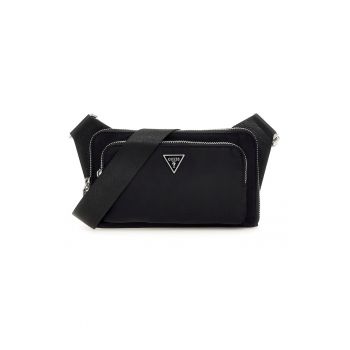 Geanta crossbody cu logo discret Milano