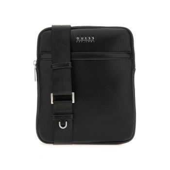 Geanta crossbody cu logo Milano Flat