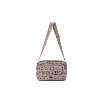 Geanta crossbody cu model logo si bareta ajustabila