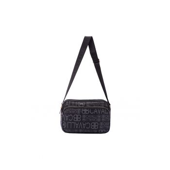 Geanta crossbody cu model logo si bareta ajustabila