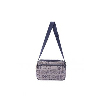 Geanta crossbody cu model logo si bareta ajustabila