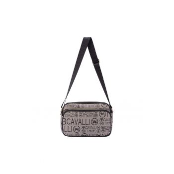 Geanta crossbody cu model logo si bareta ajustabila