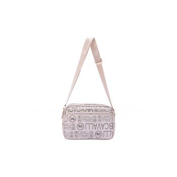 Geanta crossbody cu model logo si bareta ajustabila