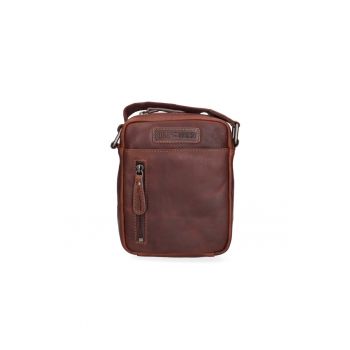 Geanta crossbody de piele cu bareta ajustabila