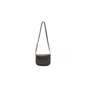 Geanta crossbody de piele cu bareta detasabila