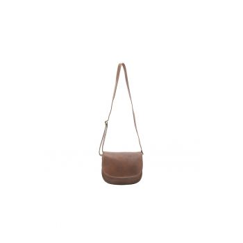 Geanta crossbody de piele cu bareta detasabila
