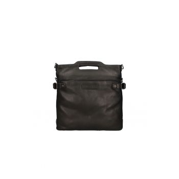 Geanta crossbody de piele cu bareta detasabila