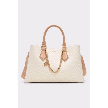 Geanta crossbody de piele ecologica cu imprimeu Baeli