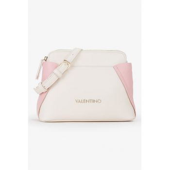 Geanta crossbody de piele ecologica cu logo