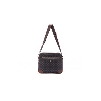 Geanta crossbody de piele ecologica cu model