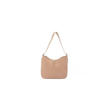 Geanta crossbody din piele ecologica cu aplicatie detasabila