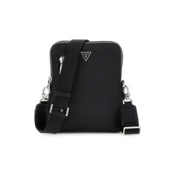 Geanta crossbody din piele ecologica cu buzunar frontal cu fermoar Torino