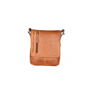 Geanta crossbody uni de piele