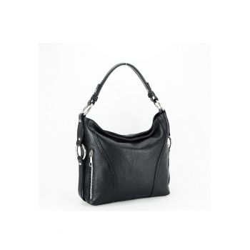 Geanta dama casual din piele naturala B-8931 124 Negru 6926