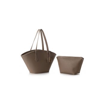 Geanta de piele ecologica cu etui detasabil - Diverse culori