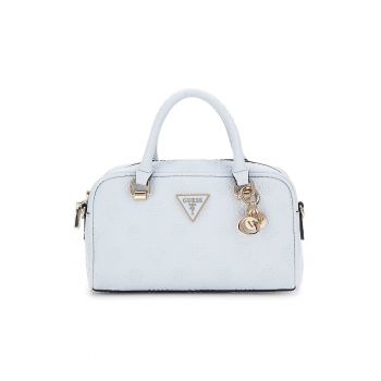 Geanta duffle din piele ecologica cu accesoriu logo Cresidia