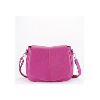 Geanta fucsia din piele naturala 8960 123 16935