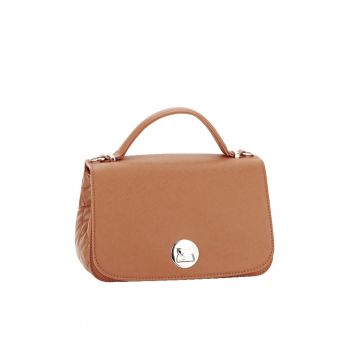 Geanta medie cognac 6835-1 15 12235